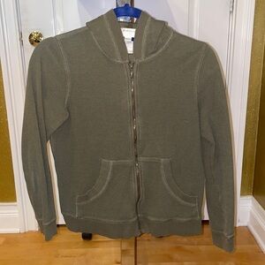 Jones New York Women’s Petite Full Zip Green Jacket